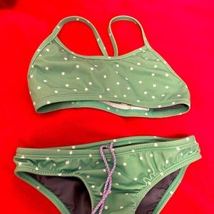 Jolyn Bikini ( green and white stars)
